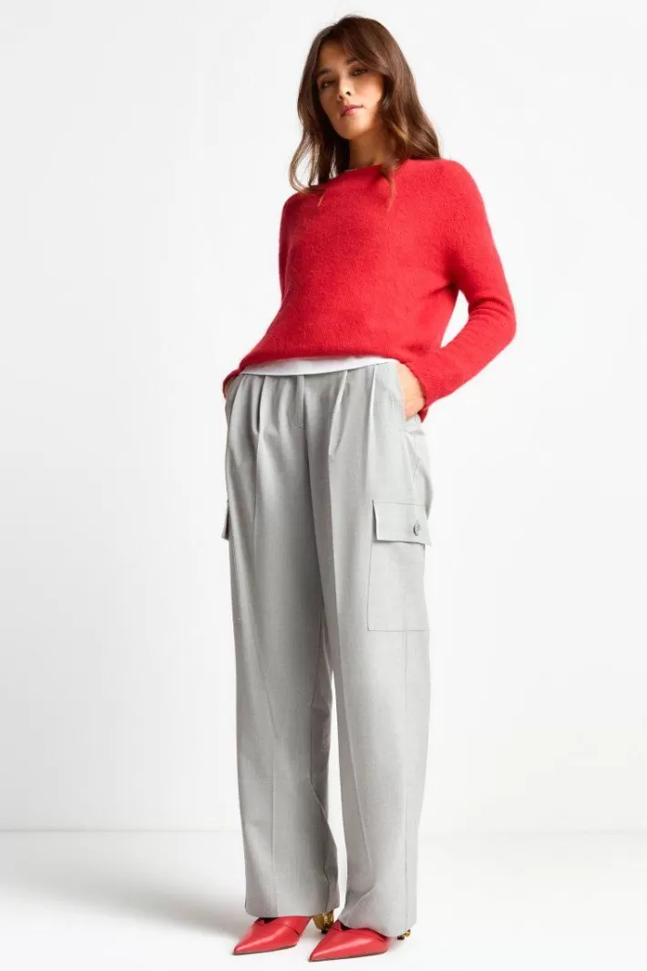 Damen Rich & Royal Anzughose Mit Cargo-Details