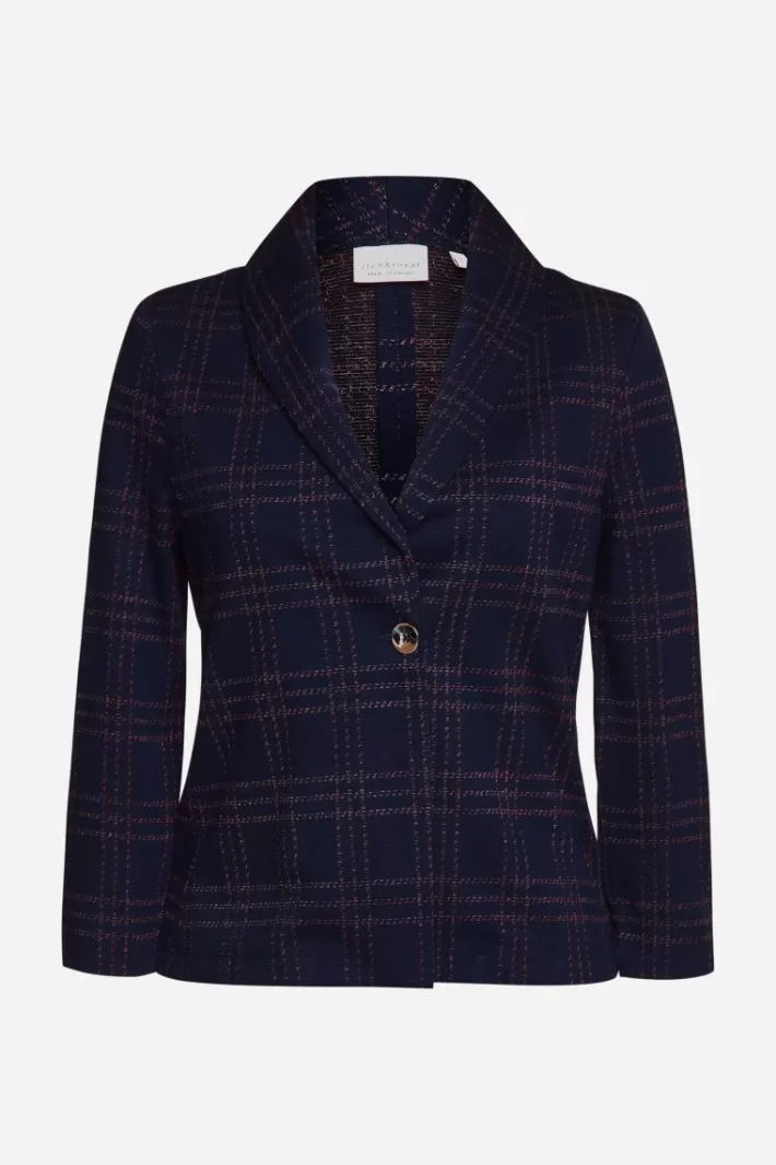 Damen Rich & Royal Blazer Mit Karomuster