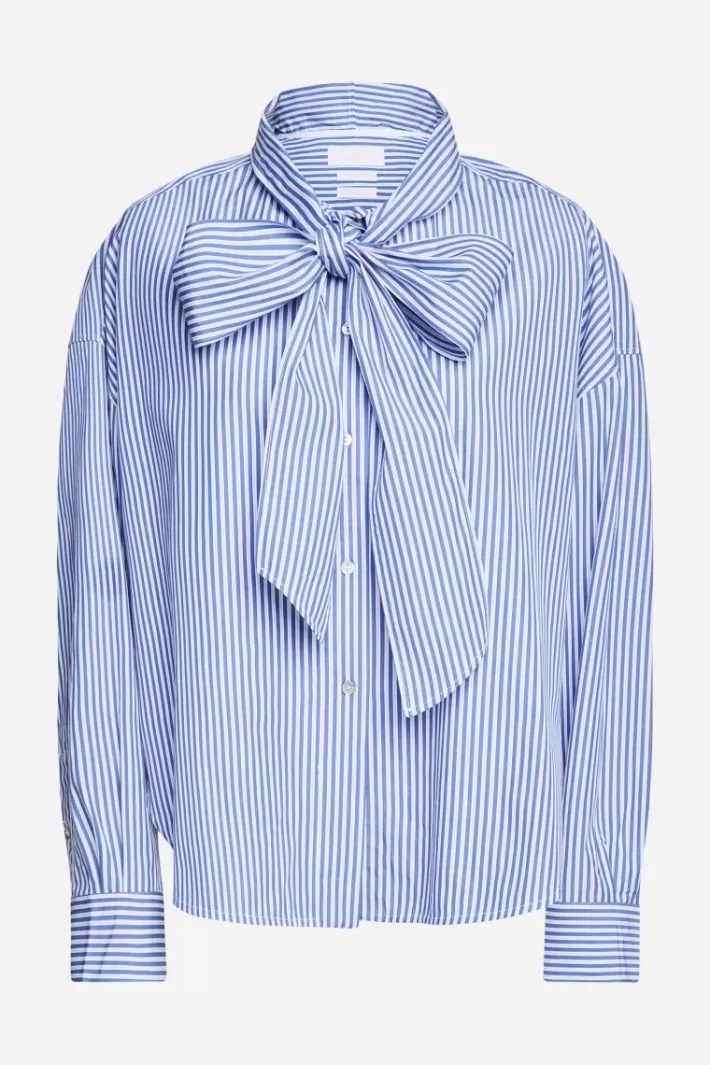 Damen Rich & Royal Bluse Mit Bindekragen