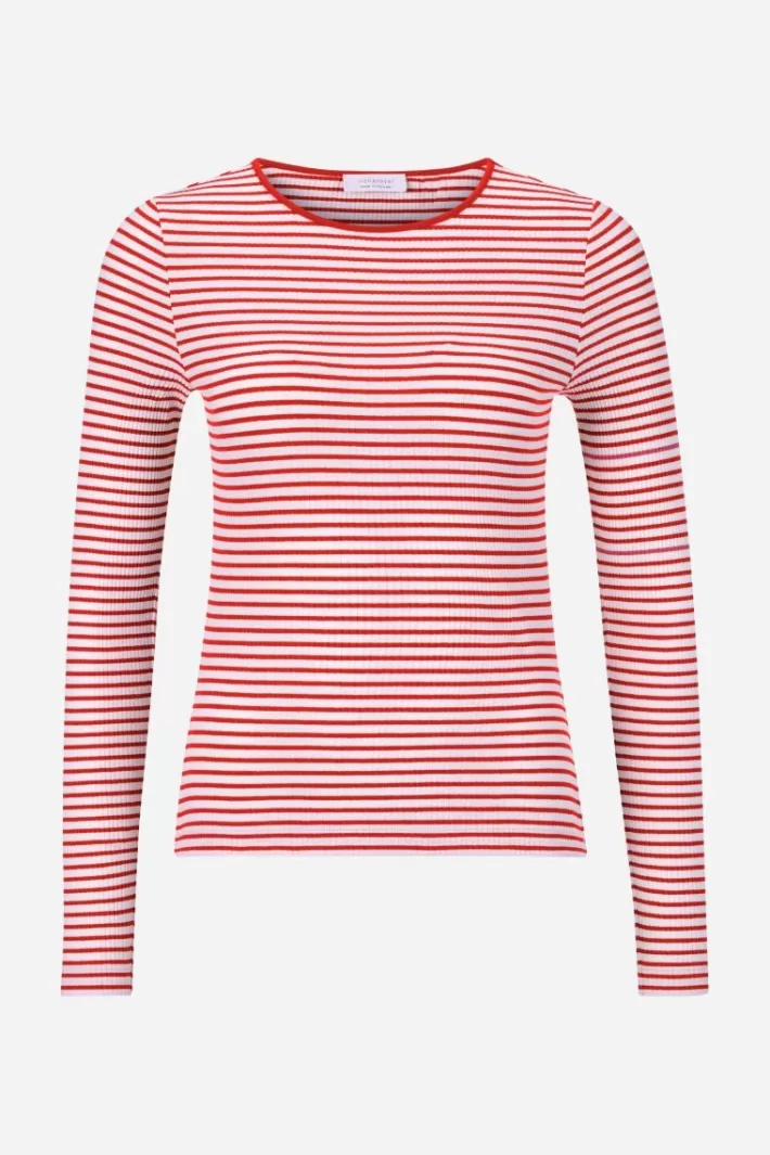 Damen Rich & Royal Bodycon-Longsleeve Mit Streifen