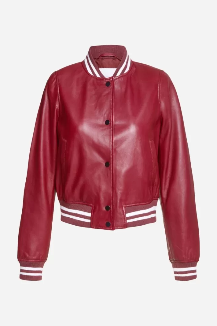 Damen Rich & Royal Bomberjacke Aus Leder