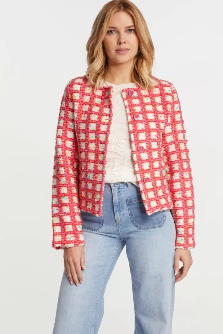 Damen Rich & Royal Bouclé-Jacke