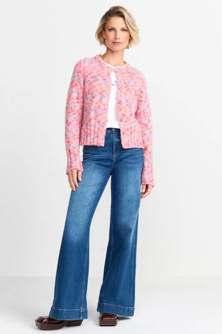 Damen Rich & Royal Cardigan In Zartem Pink