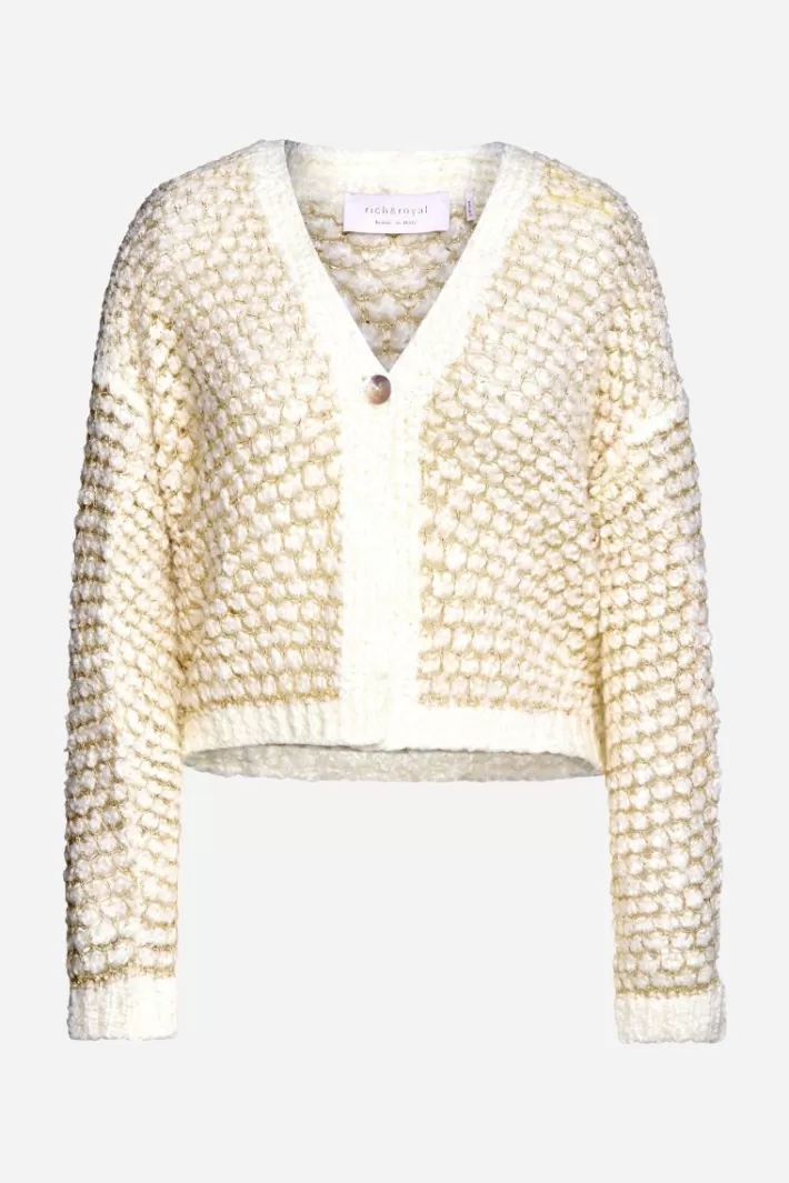 Damen Rich & Royal Cardigan Mit Perlmuttknopf