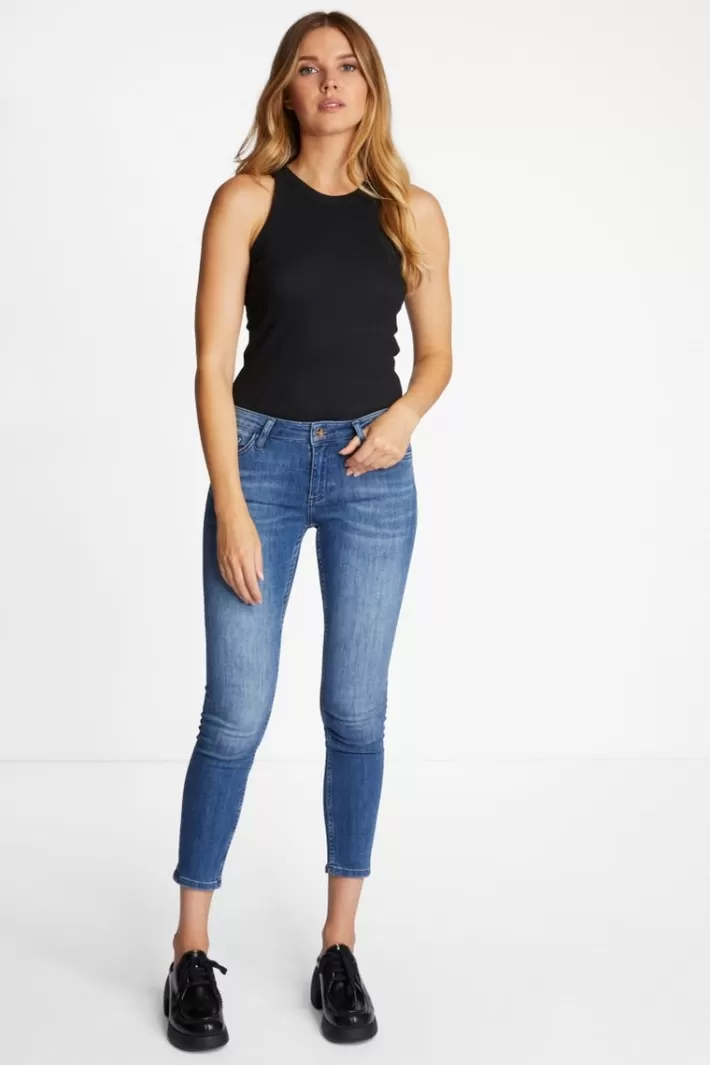 Damen Rich & Royal Denim In Satin-Stretch