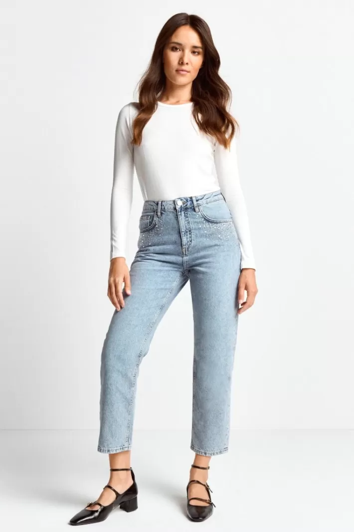 Damen Rich & Royal Denim Mit Strassdetails
