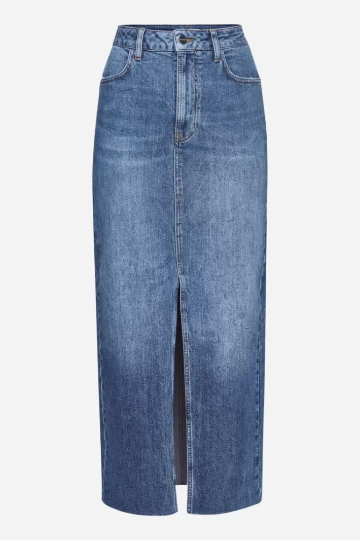 Damen Rich & Royal Denim-Rock In Figurnahem Schnitt