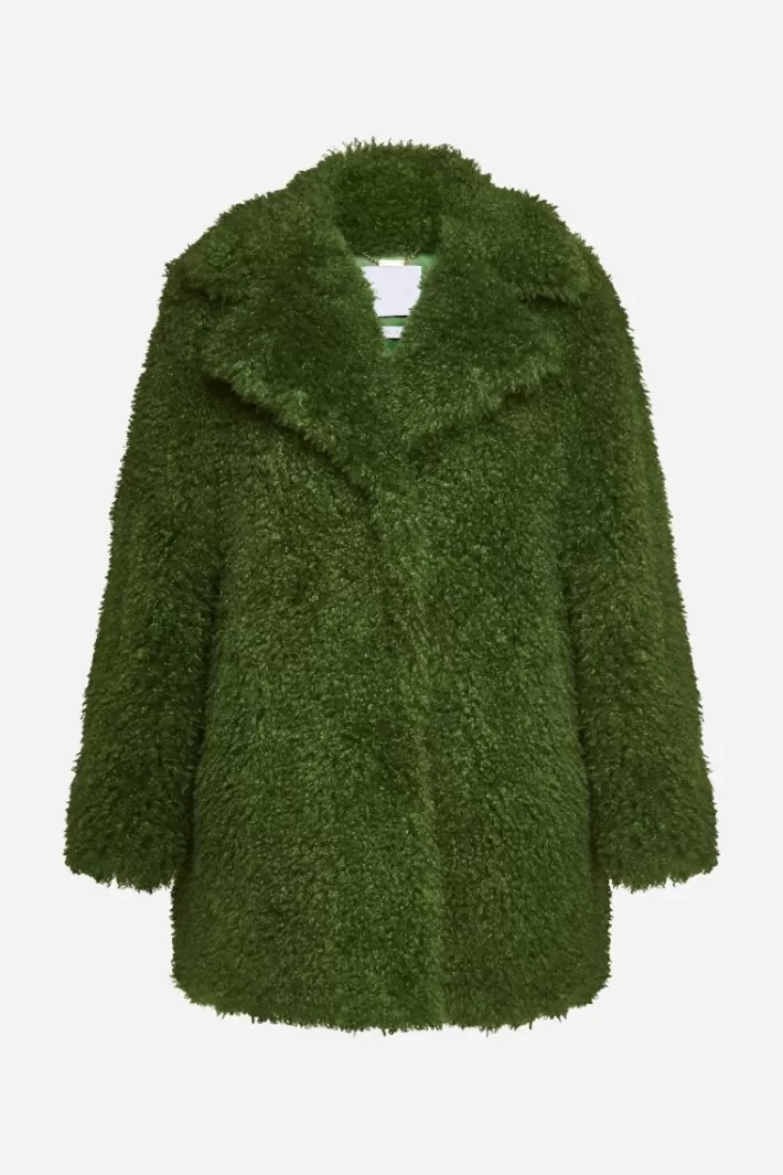 Damen Rich & Royal Fake Fur Mantel