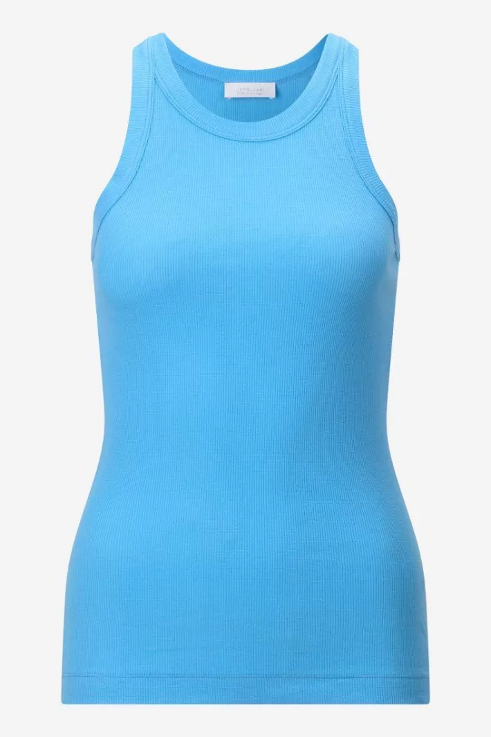 Damen Rich & Royal Figurbetontes Rib-Top In