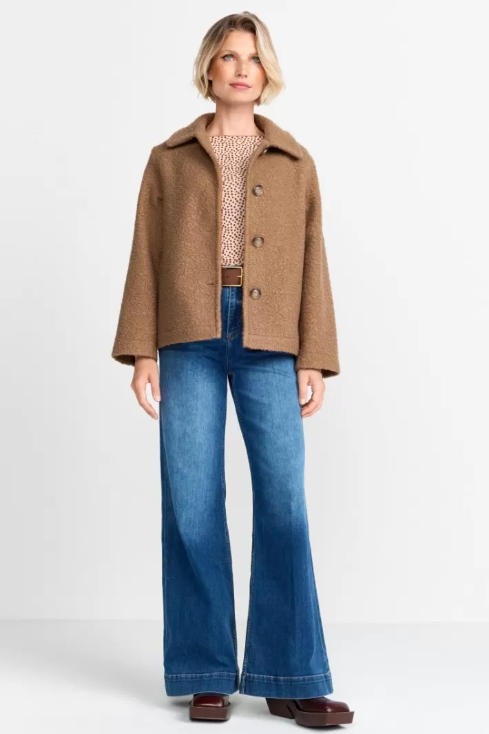 Damen Rich & Royal Jacke Mit Breitem Umlegekragen