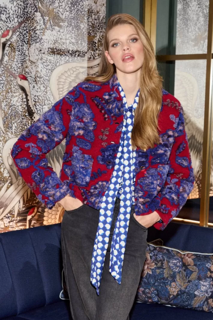 Damen Rich & Royal Jacke Mit Floralem Muster