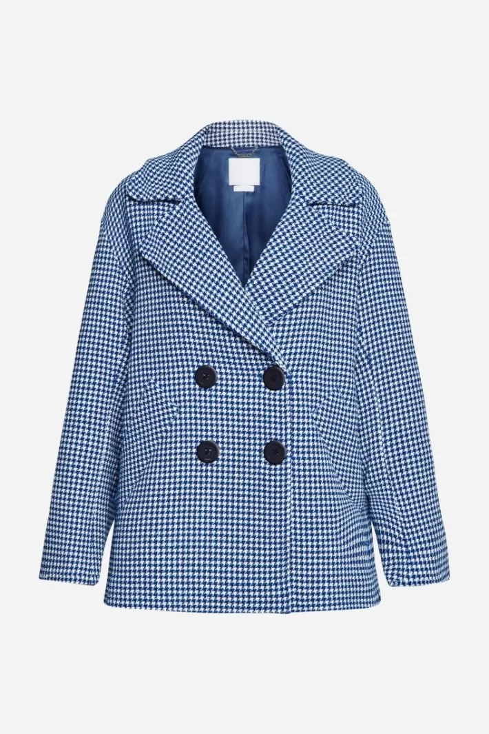 Damen Rich & Royal Jacke Mit Hahnentrittmuster