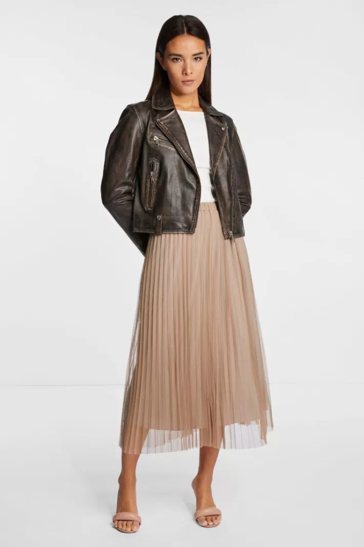 Damen Rich & Royal Lederjacke