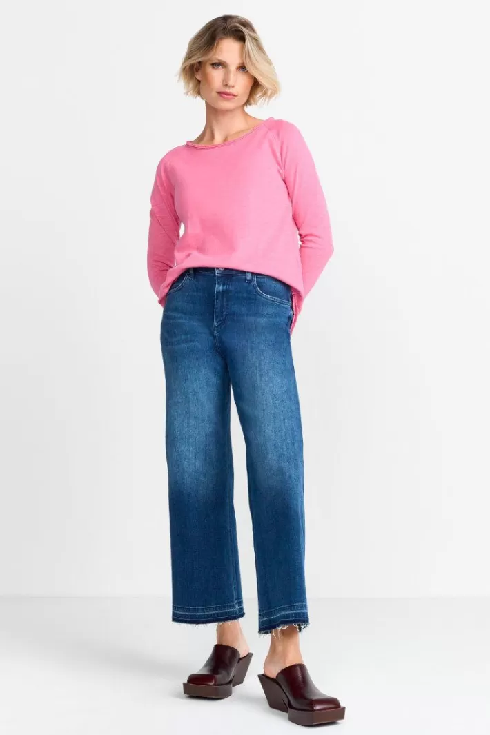 Damen Rich & Royal Longsleeve Aus Baumwolle