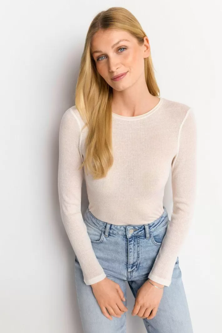 Damen Rich & Royal Longsleeve Aus Wollmix