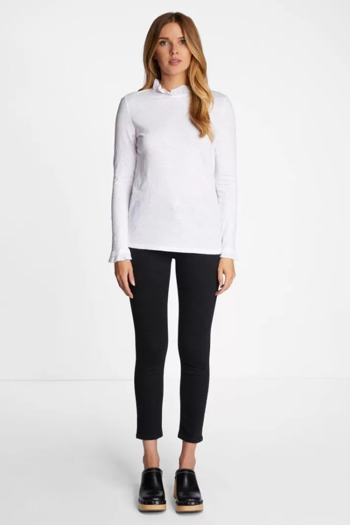 Damen Rich & Royal Longsleeve Mit Frill-Kragen
