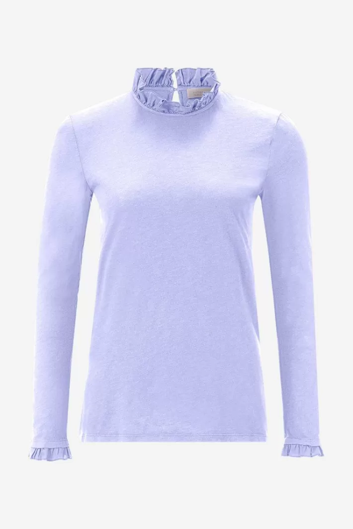 Damen Rich & Royal Longsleeve Mit Frill-Kragen