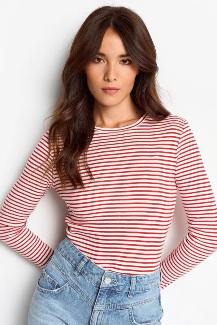 Damen Rich & Royal Longsleeve Mit Glanzgarn