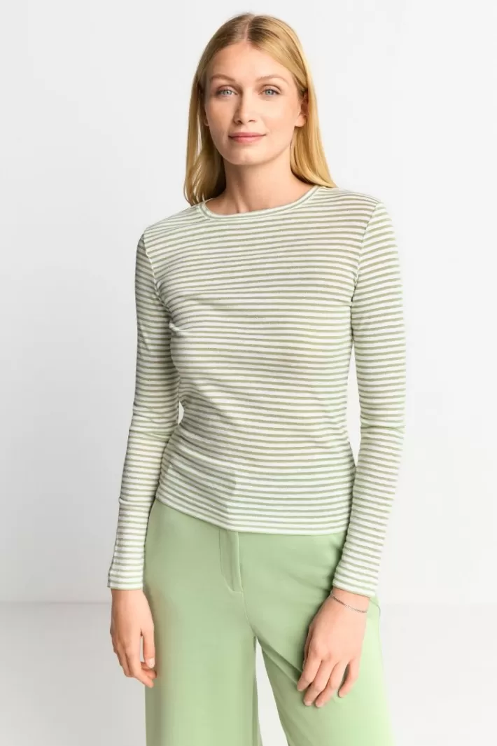 Damen Rich & Royal Longsleeve Mit Metallfäden