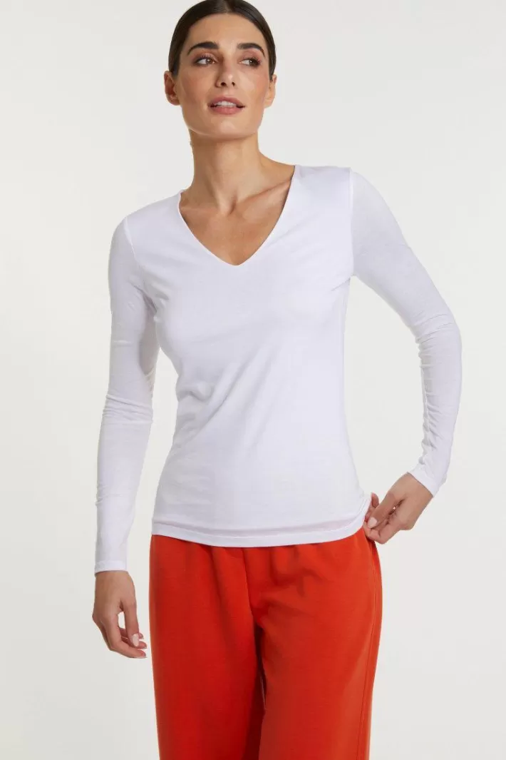 Damen Rich & Royal Longsleeve Mit V-Neck