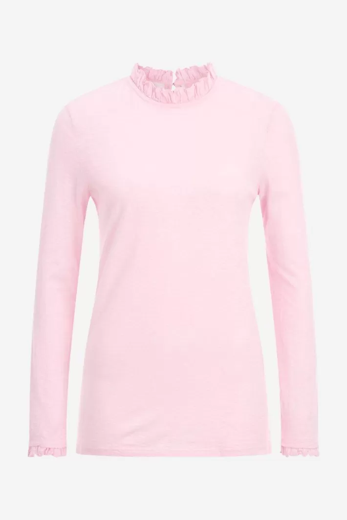 Damen Rich & Royal Longsleeve Mit Frill-Kragen