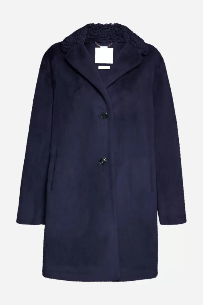 Damen Rich & Royal Mantel Aus Weichem Fake Fur