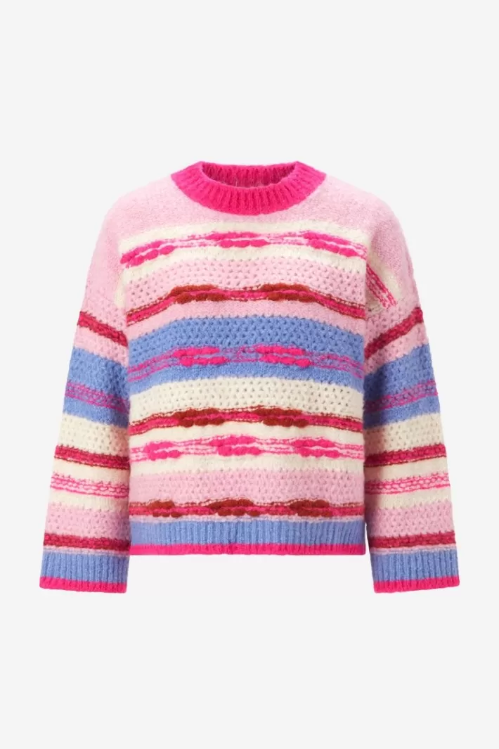 Damen Rich & Royal Pullover In Colour-Blocking-Optik