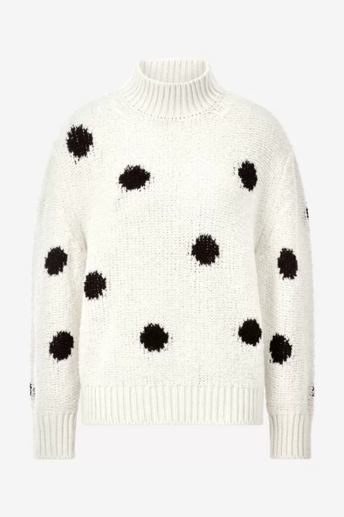 Damen Rich & Royal Pullover Mit Blauen Polka Dots