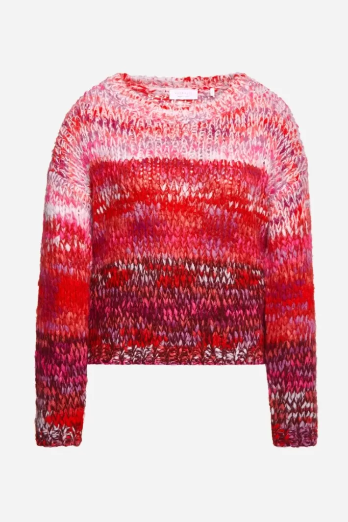 Damen Rich & Royal Pullover Mit Colour-Blocking-Muster