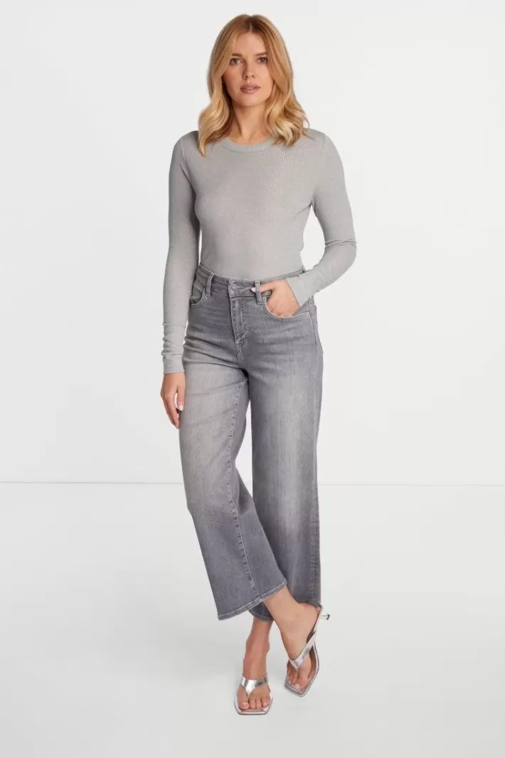 Damen Rich & Royal Rib-Longsleeve