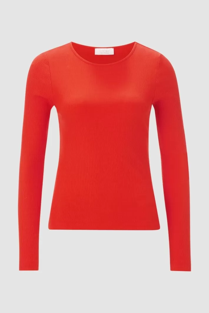 Damen Rich & Royal Rib-Longsleeve