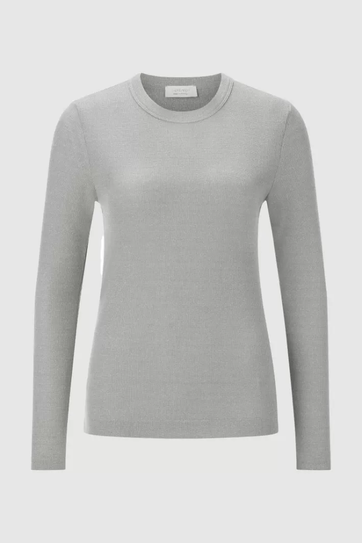 Damen Rich & Royal Rib-Longsleeve