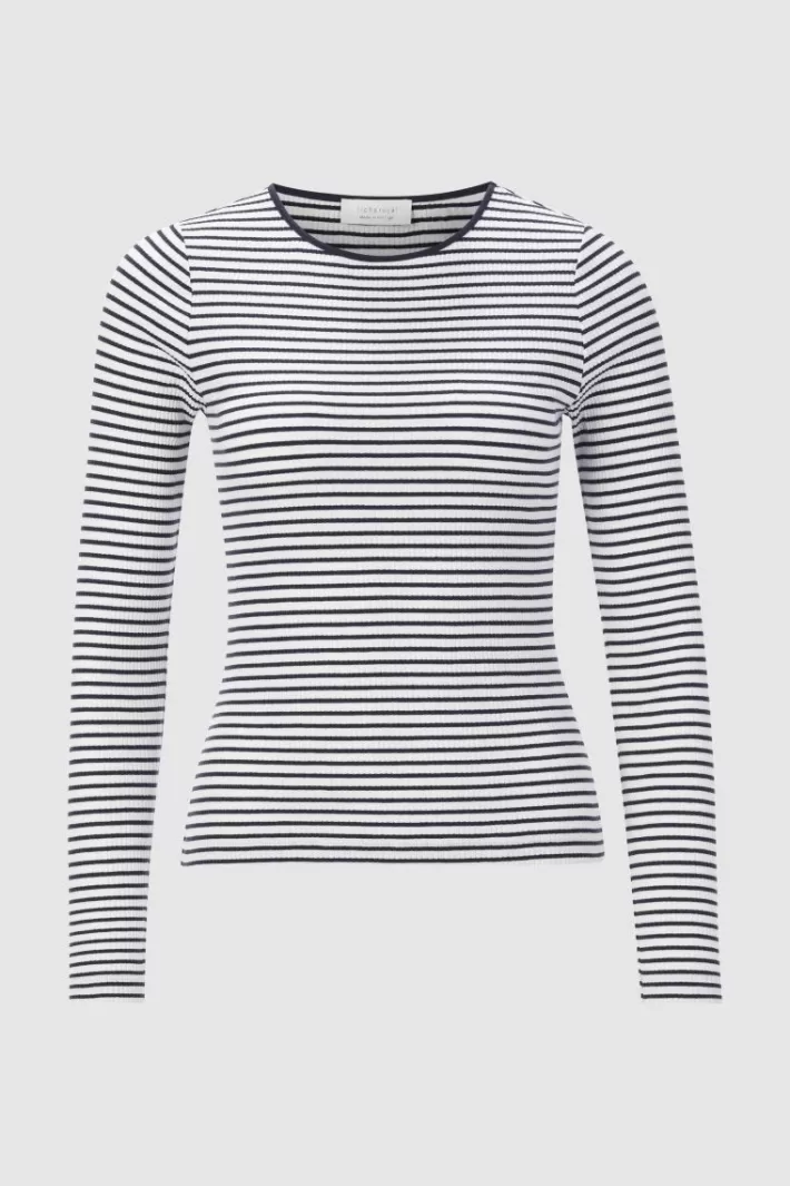 Damen Rich & Royal Rib-Longsleeve Aus Bio-Baumwolle