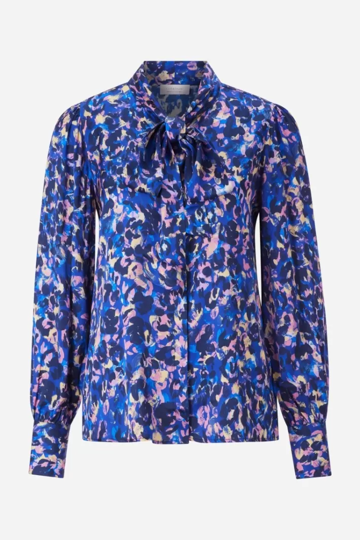 Damen Rich & Royal Schluppenbluse Mit Leo-Print