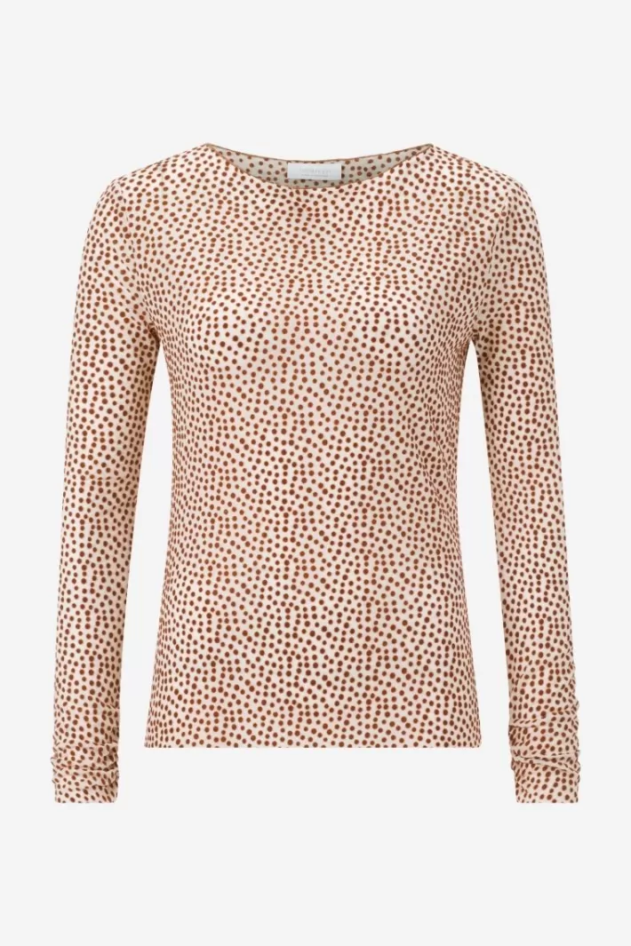 Damen Rich & Royal Semitransparentes Longsleeve