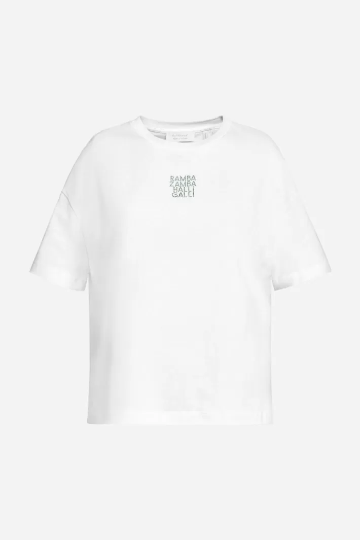 Damen Rich & Royal Statement-Shirt Mit Crew-Neck