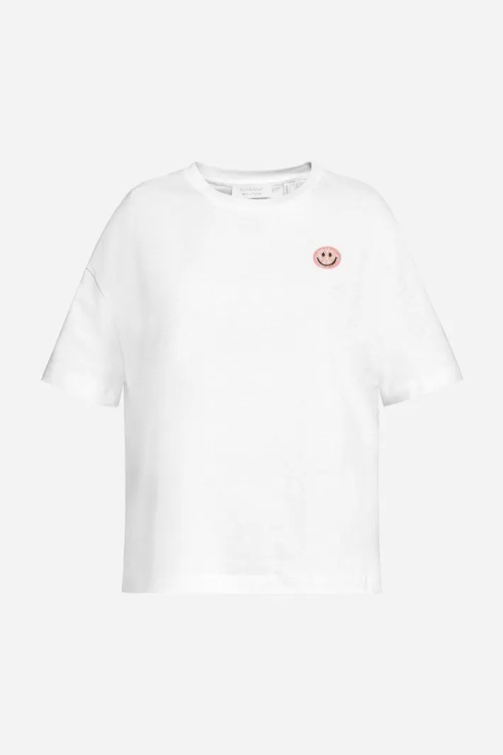 Damen Rich & Royal Statement-Shirt Mit Crew-Neck