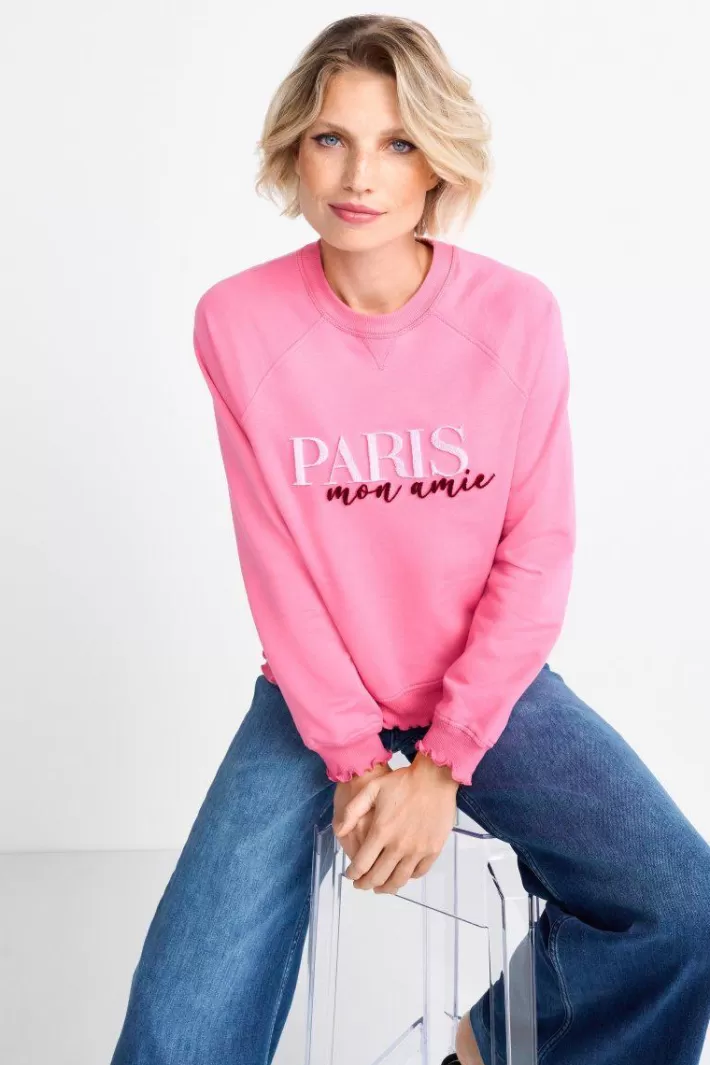 Damen Rich & Royal Statement-Sweater Mit Raglanärmeln