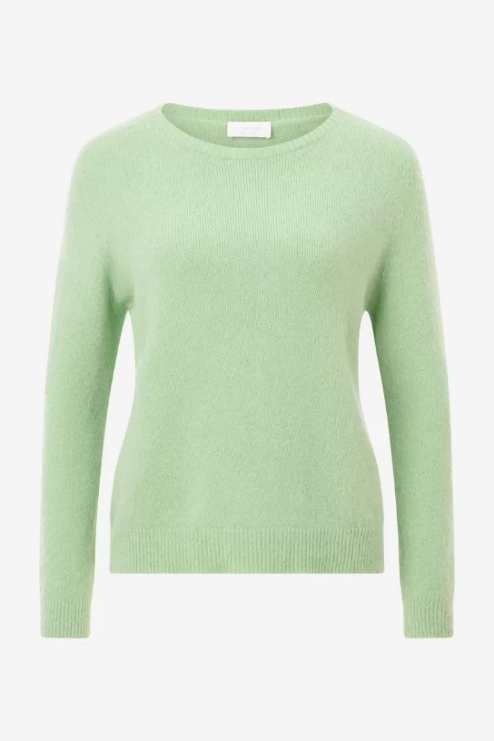 Damen Rich & Royal Strickpullover Aus Weichem Materialmix