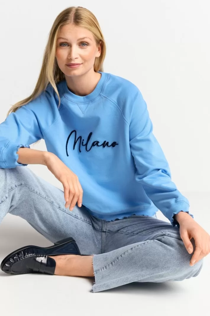 Damen Rich & Royal Sweatshirt Mit Schriftzug