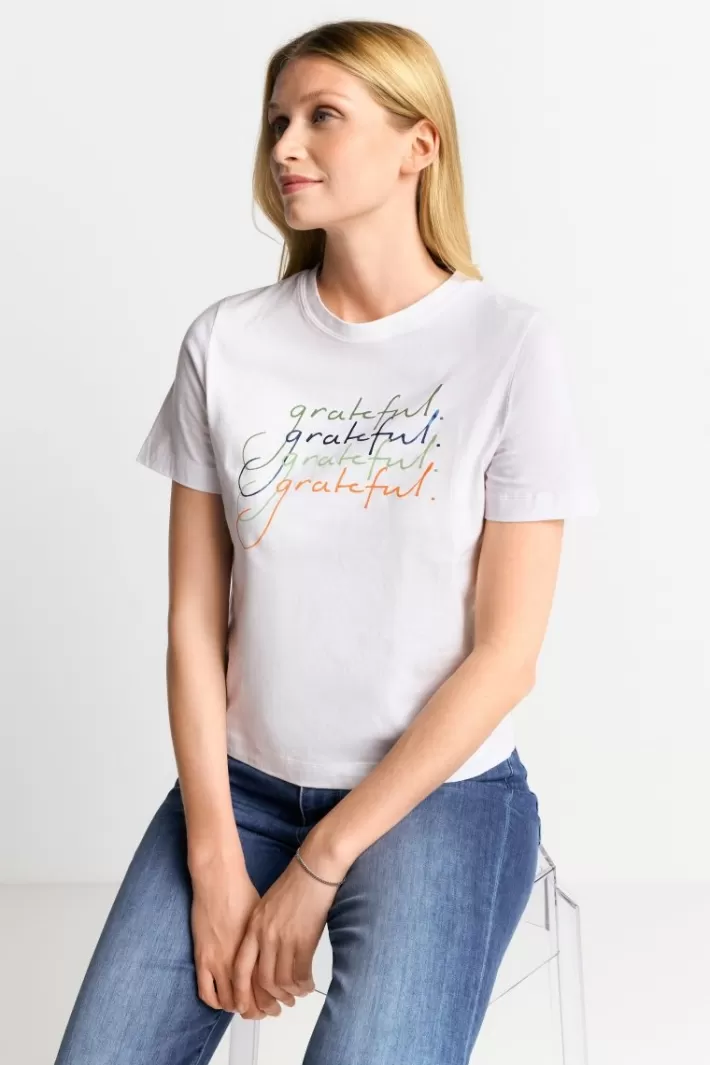 Damen Rich & Royal T-Shirt Aus Softer Baumwolle