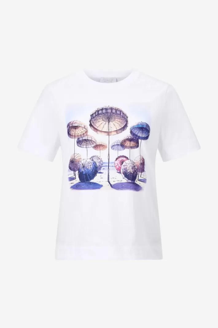 Damen Rich & Royal T-Shirt Mit Crew-Neck