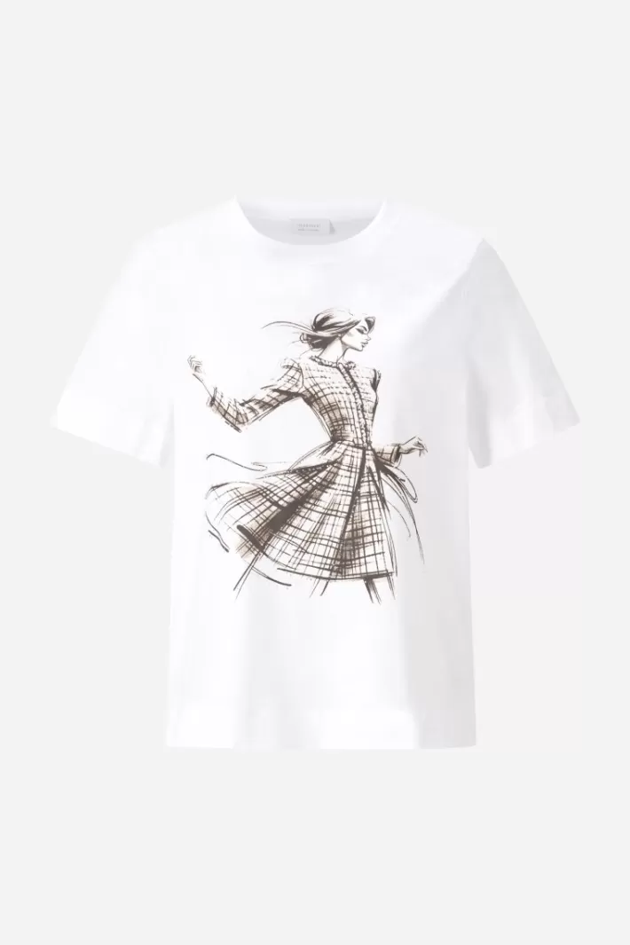 Damen Rich & Royal T-Shirt Mit Fashion-Print