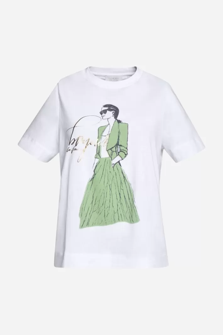 Damen Rich & Royal T-Shirt Mit Illustrations-Print