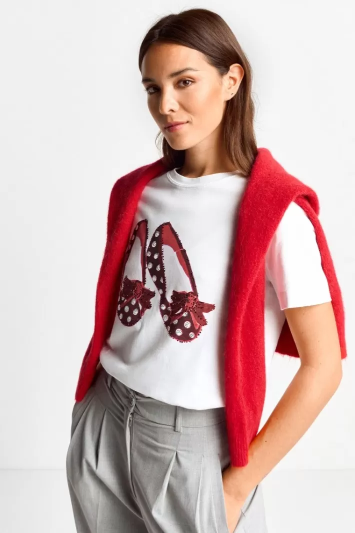 Damen Rich & Royal T-Shirt Mit Strassdetails