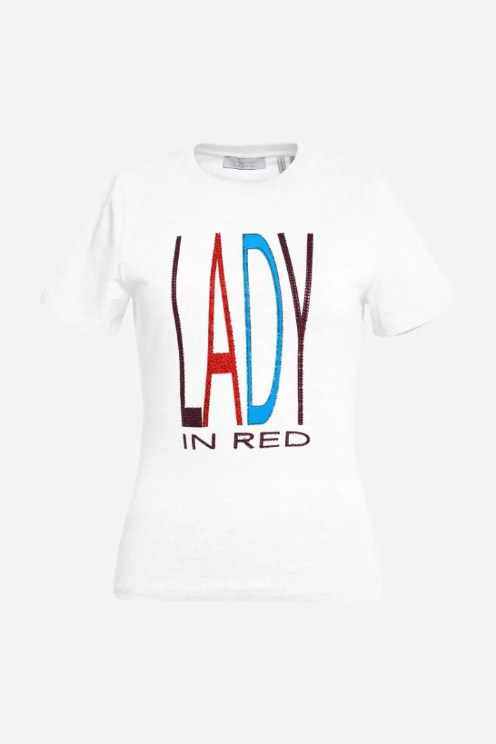 Damen Rich & Royal T-Shirt Mit Strass-Schriftzug