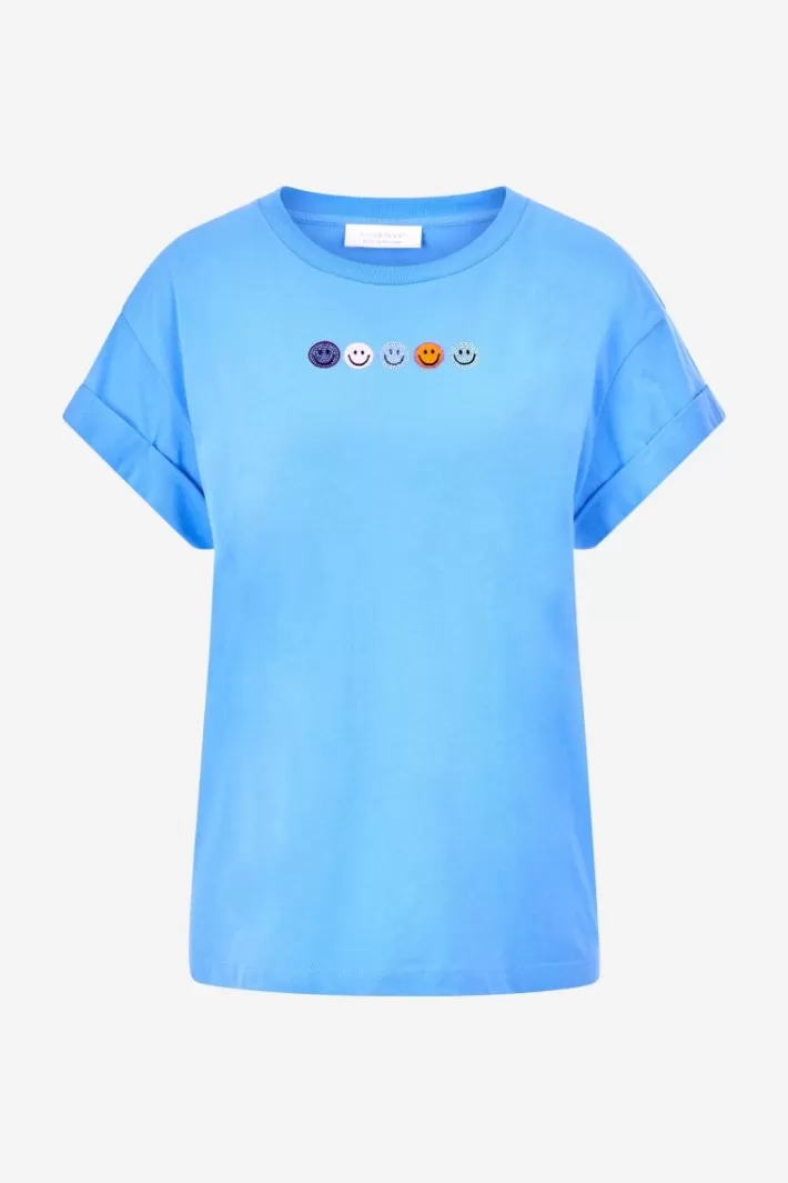Damen Rich & Royal T-Shirt Mit Strass-Smileys