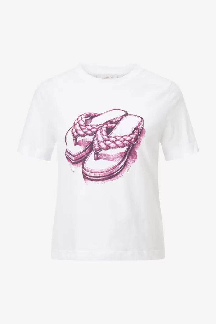 Damen Rich & Royal T-Shirt Mit Strassverziertem Print