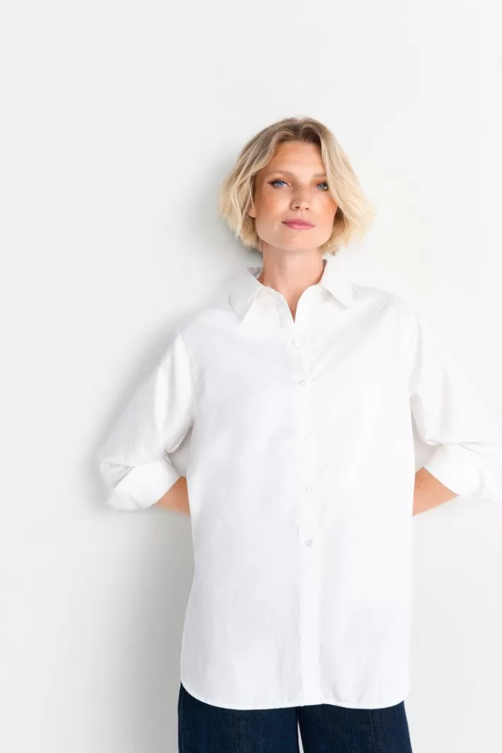 Damen Rich & Royal Weiße Oversize-Bluse