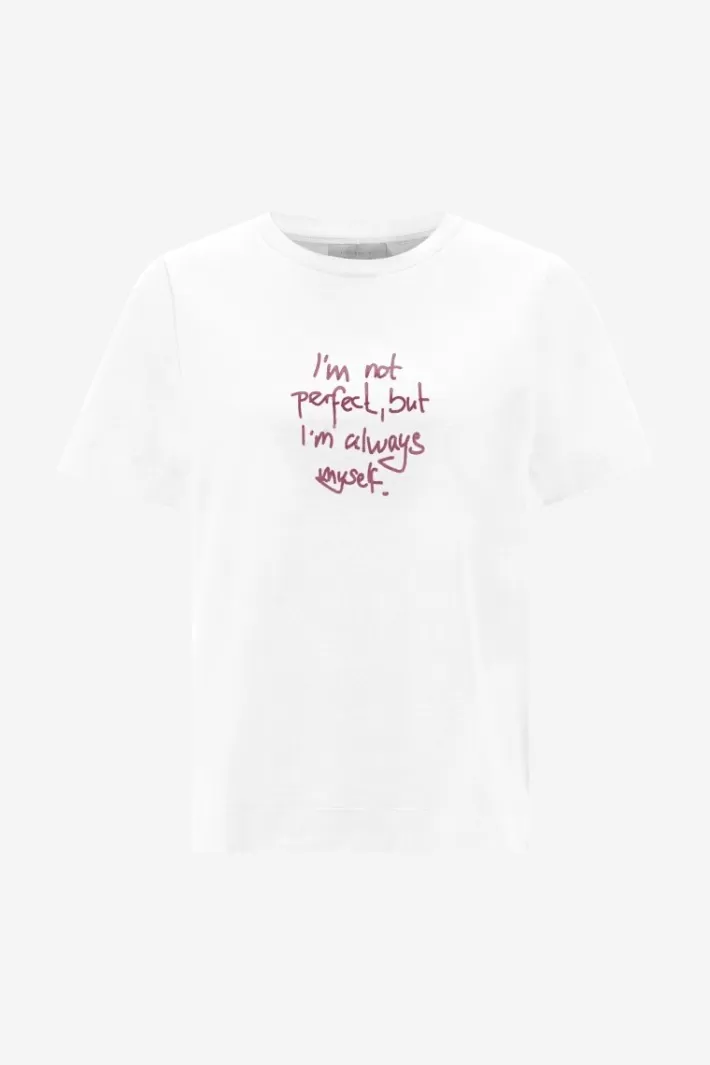 Damen Rich & Royal Weißes Statement-T-Shirt